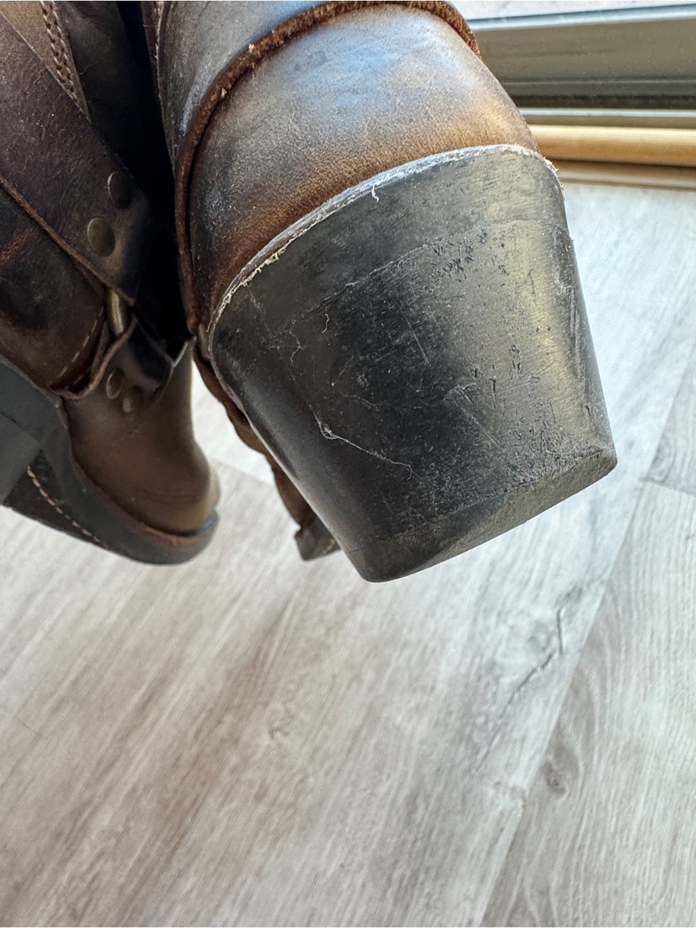 Frye Harness Boots Size 7 M Woman’s - Picture 14 of 16